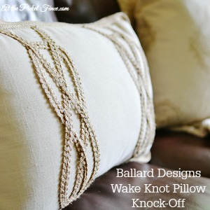 Ballard Designs Wake Knot Pillow knock-off 300x300