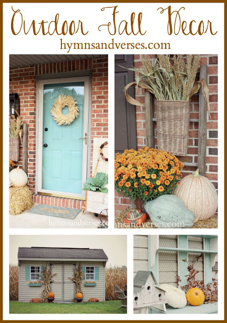 Outdoor Fall Decor Hymns and Verses