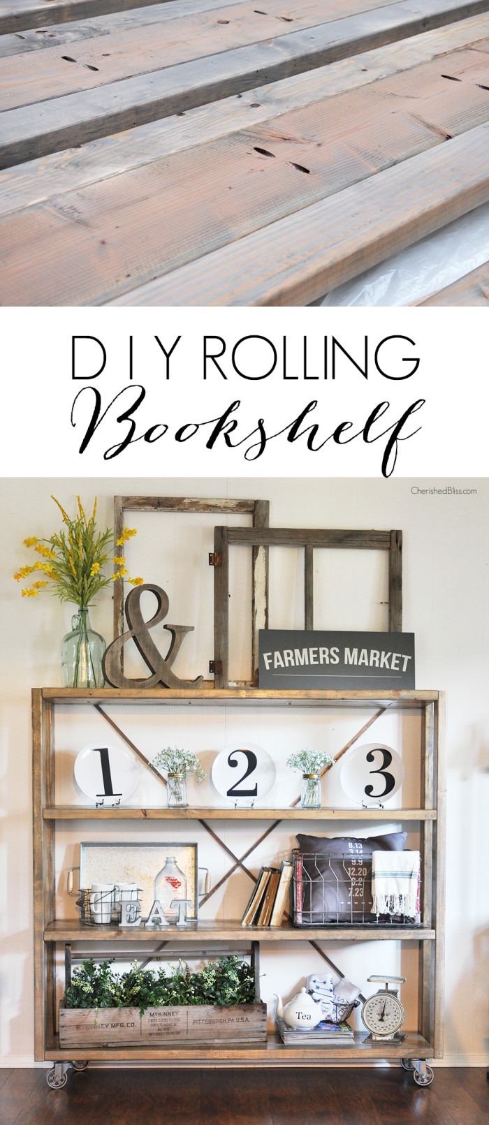 DIY-Rolling-Bookshelf-700x1611