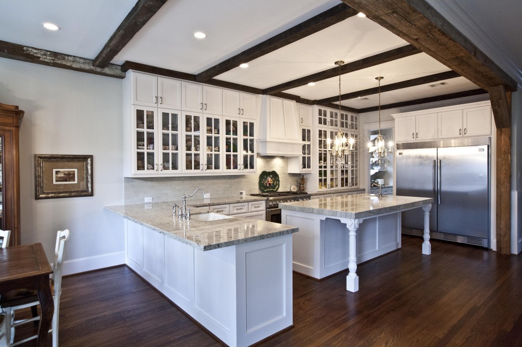 cedar hill ranch French white kitchen 1