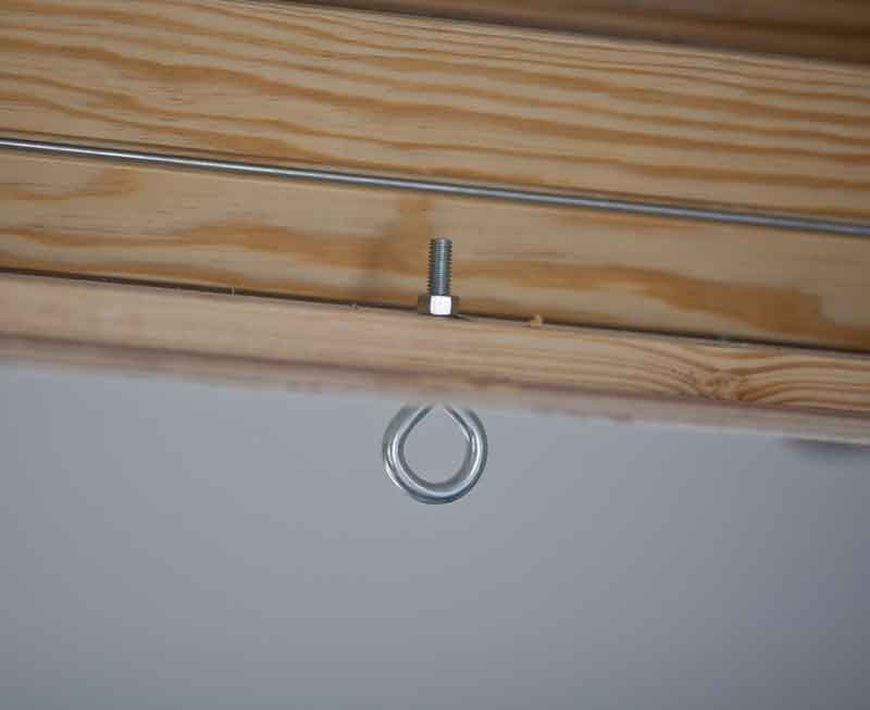 How to Replace an Attic Door String with a Hook