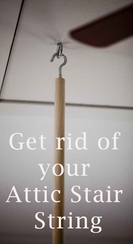 Get rid of that ugly cord hanging from your attic stairs - House of  Hepworths