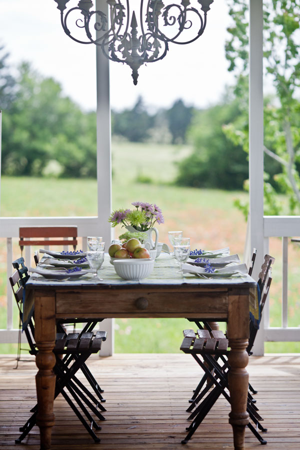 back porch table