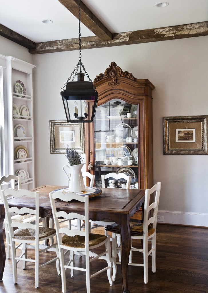 armoire turned china cabinet