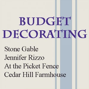 Budget Decorating updated