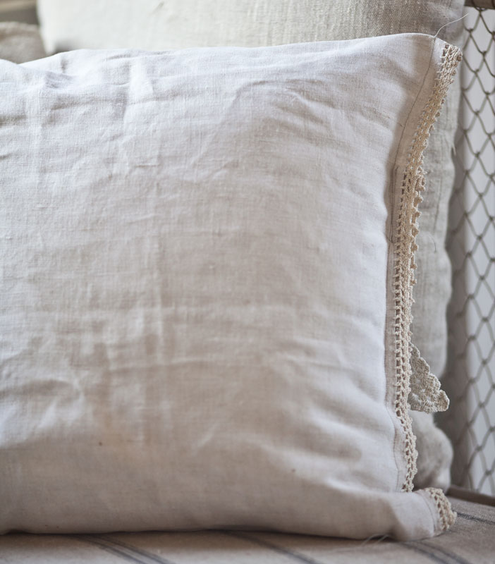 Vintage linen pillowcases sale