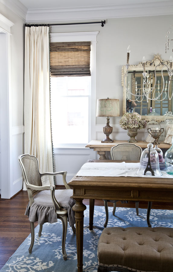 New Curtains for the Dining Room - Cedar Hill Farmhouse