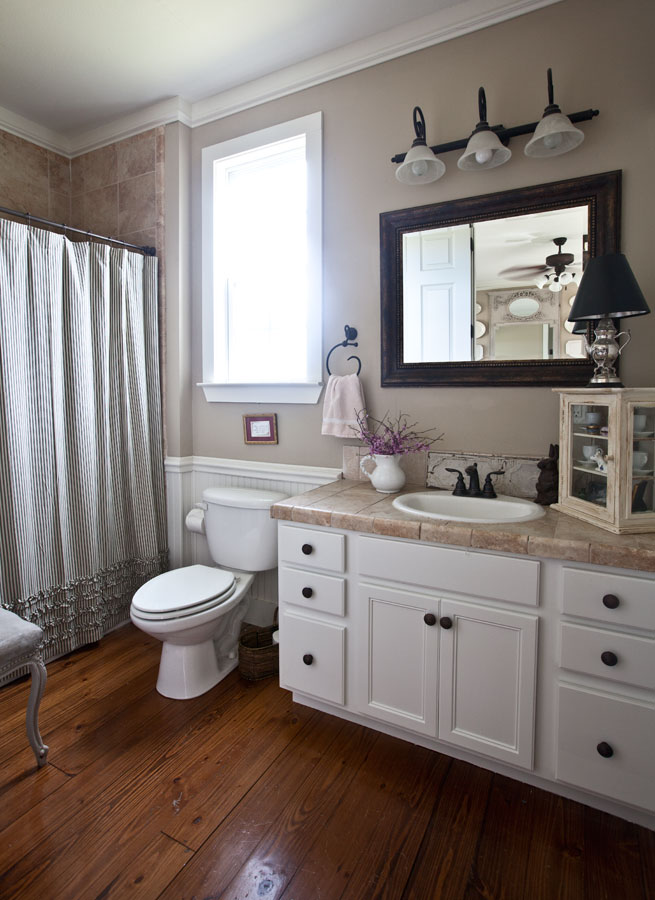  Farmhouse  Bathroom  Reveal Cedar Hill Farmhouse 