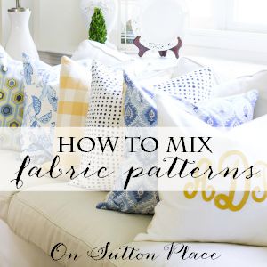 5 tips for mixing fabric patterns