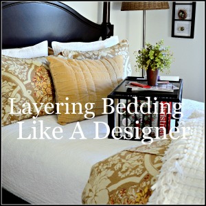 LAYER BEDDING LIKE A DESIGNER-button-stonegableblog.com