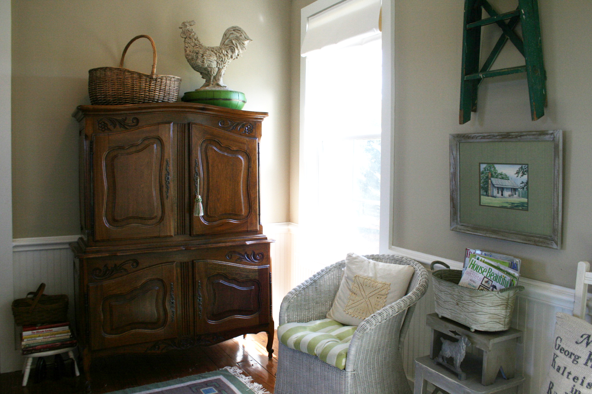 corner of master bedroom