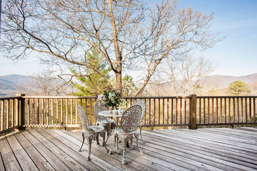 Our Mountain Deck Redo Cedar Hill Farmhouse