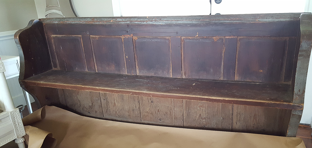 antique-church-pew