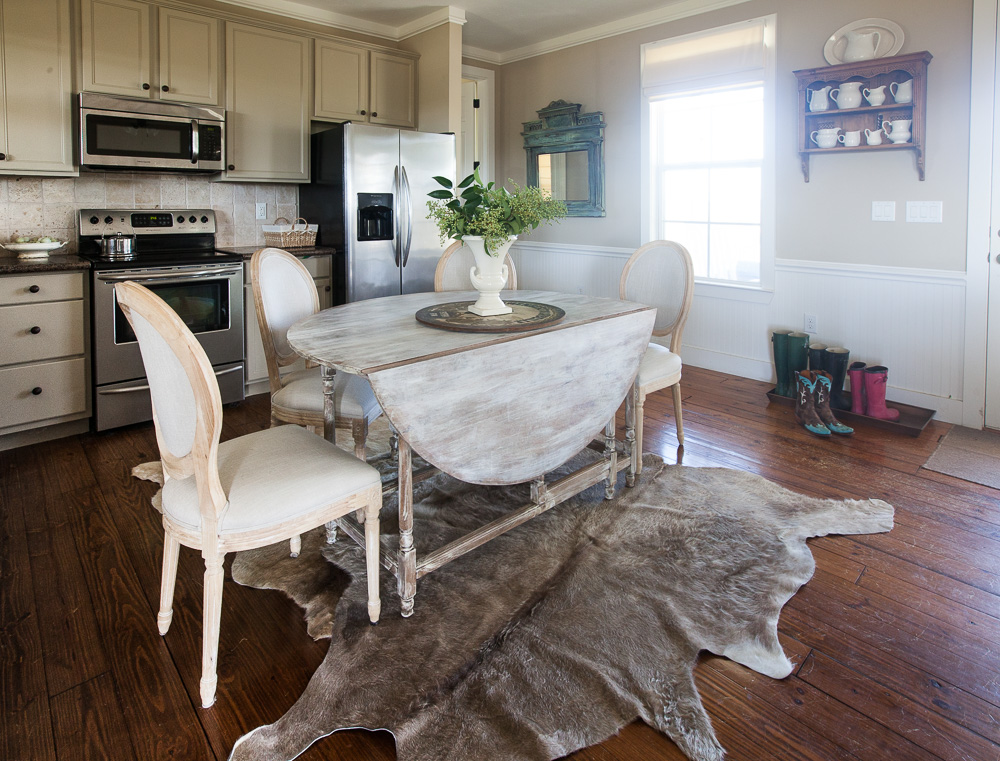 Can You Use Cowhide Rugs In A Country French Room Cedar Hill