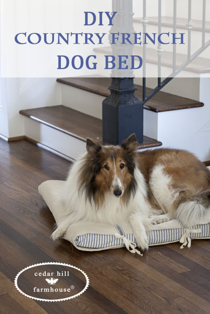 Diy farmhouse outlet dog bed