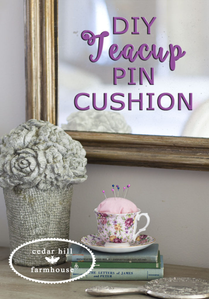 Tea Cup Pin Cushions To Make - Dear Creatives