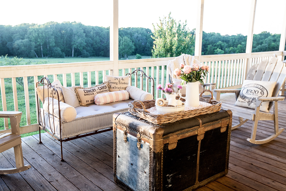 Summer Farmhouse Porch Decorating Ideas - Town & Country Living