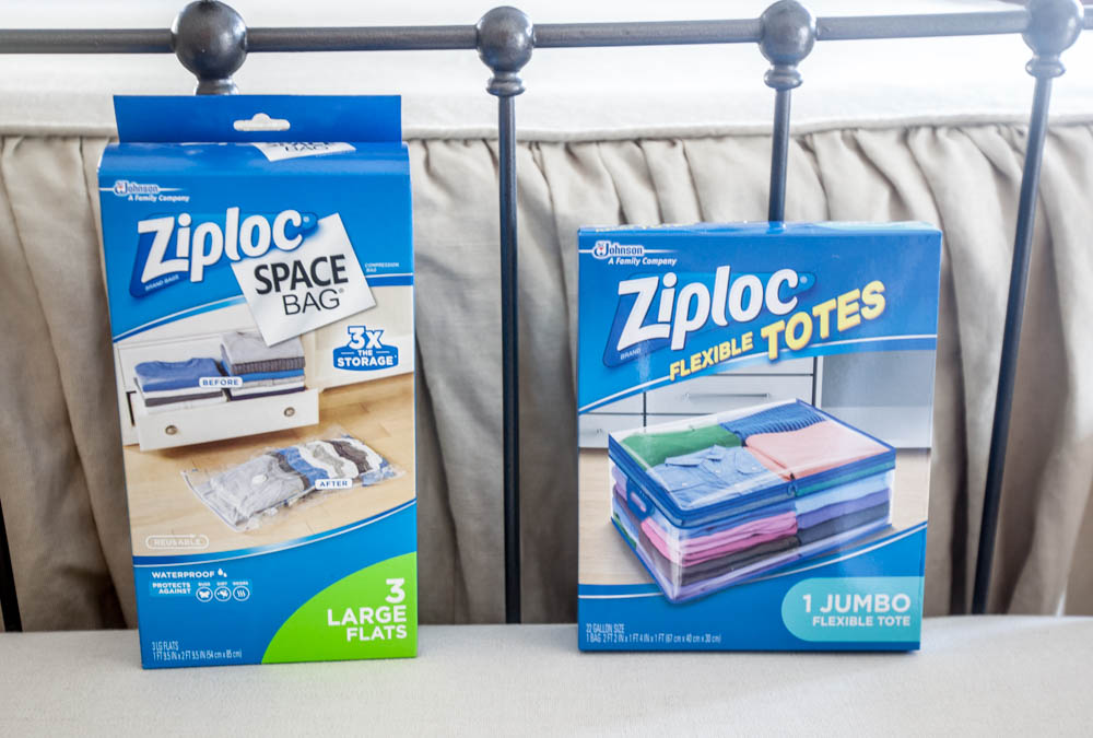 Johnson Ziploc Brand Bags Space Bag Flat Bag Organizer System