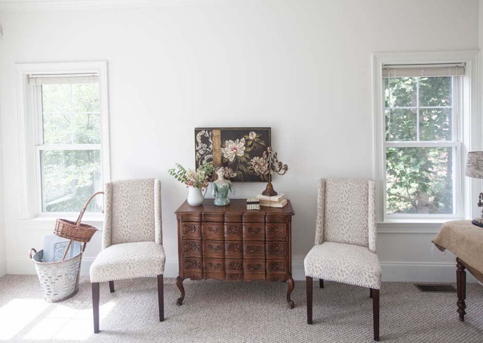 French chest mountain bedroom