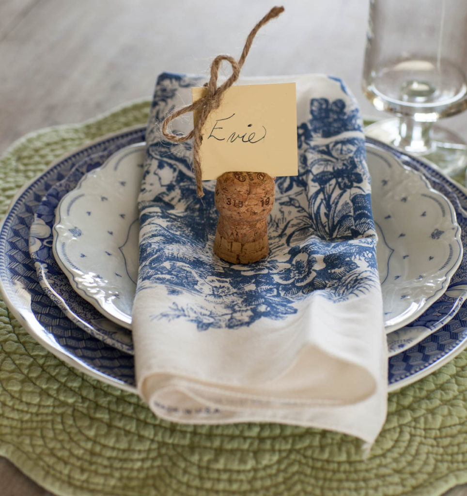 fall place cards cork