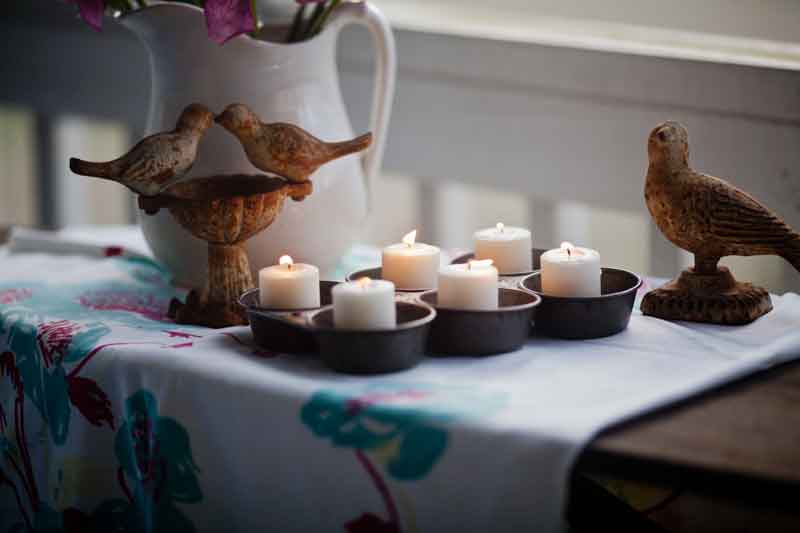 candles-in-muffin-tin