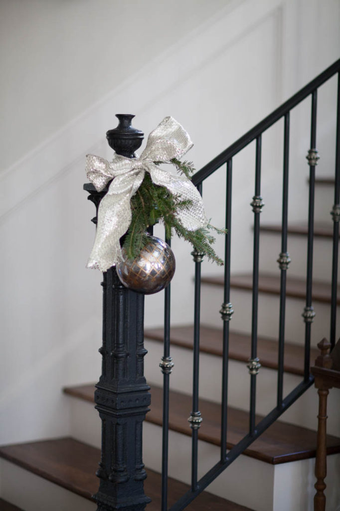 French Christmas tree newel post