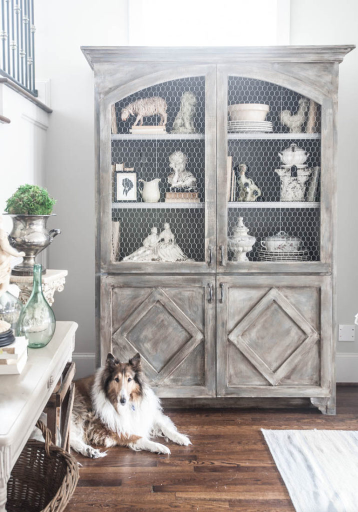 fresh ways to decorate a hutch cedar