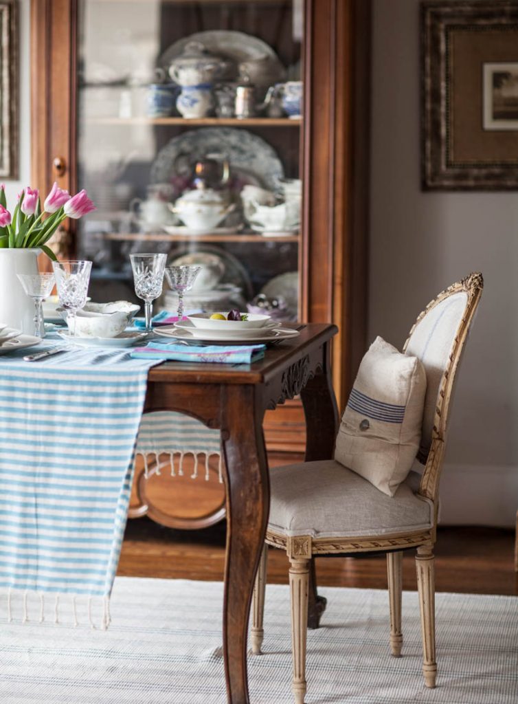 elegant colorful Easter table chair 