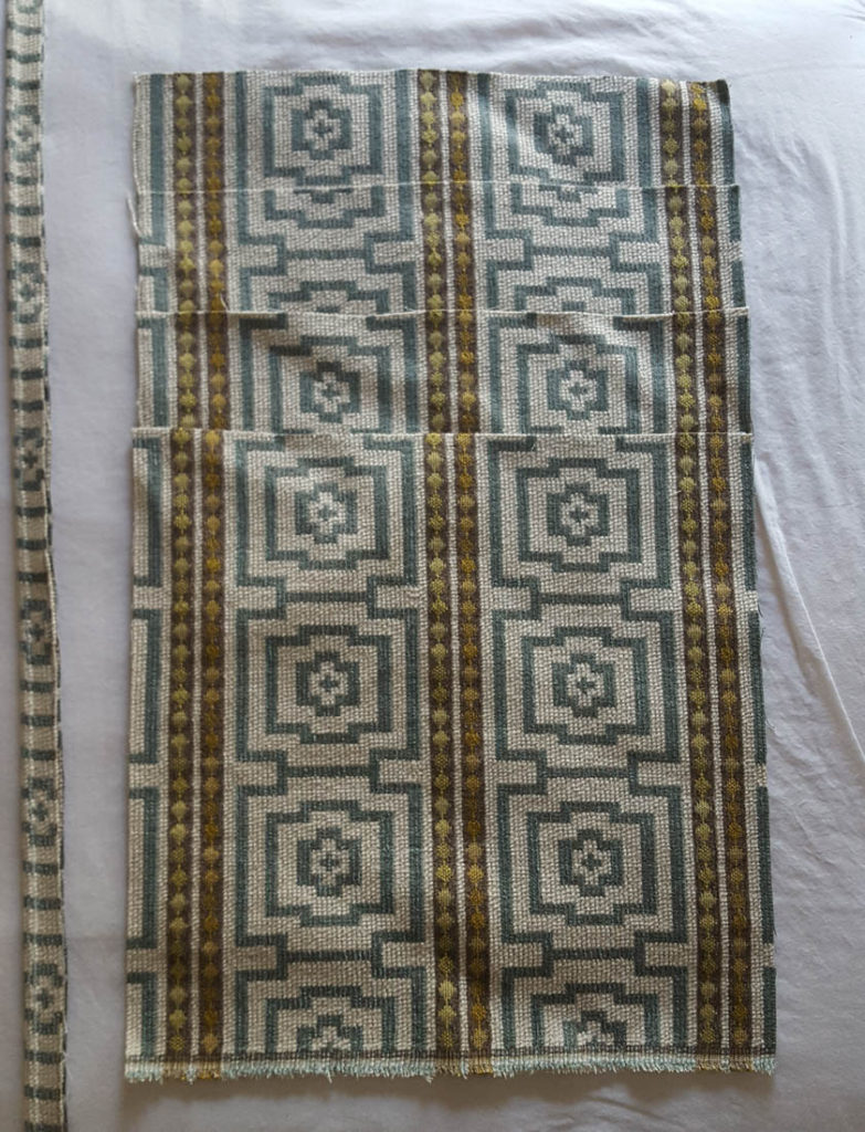 fabric for square ottoman slipcover