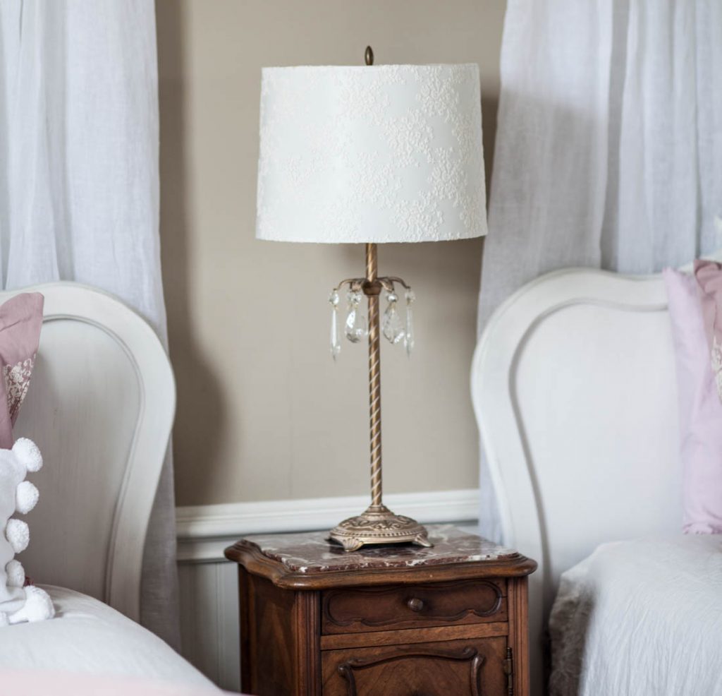 French Girls Room lamp shade