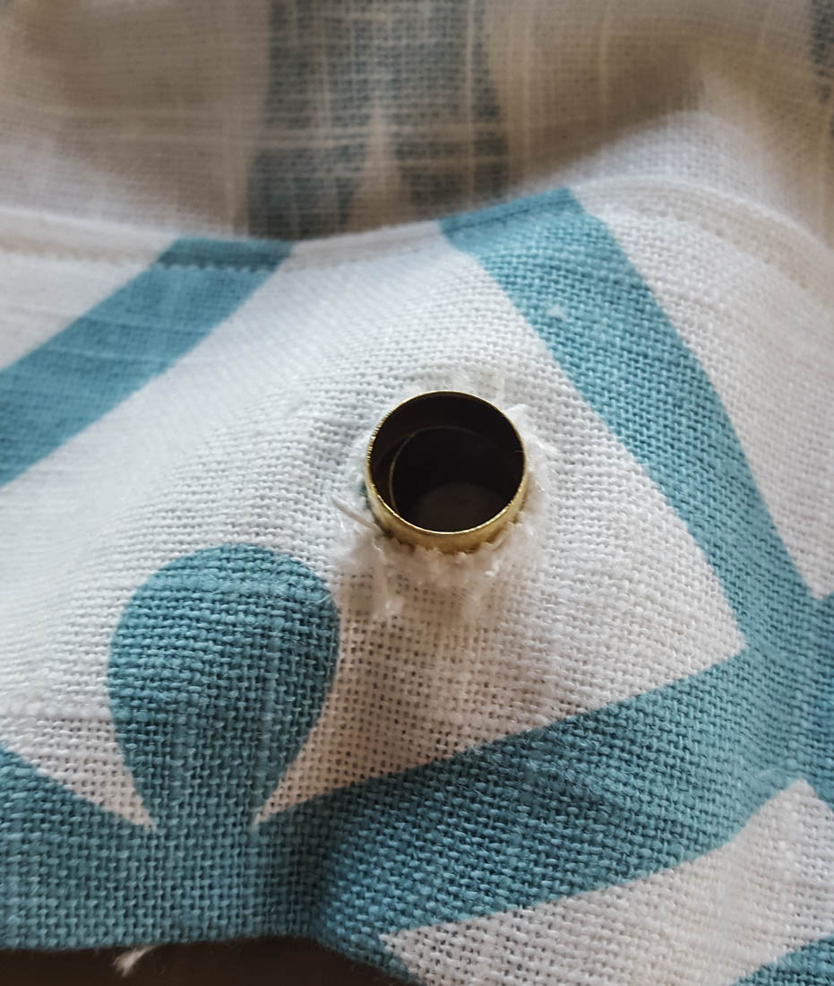 Shower Curtain with Grommets Tutorial Cedar Hill Farmhouse