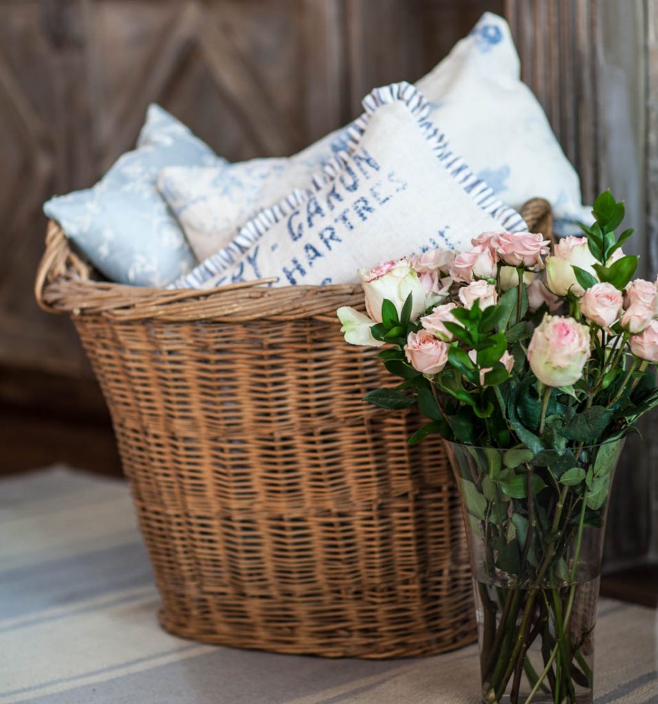 10 Chic Baskets on  Like Martha's Tiny Basket Home Style