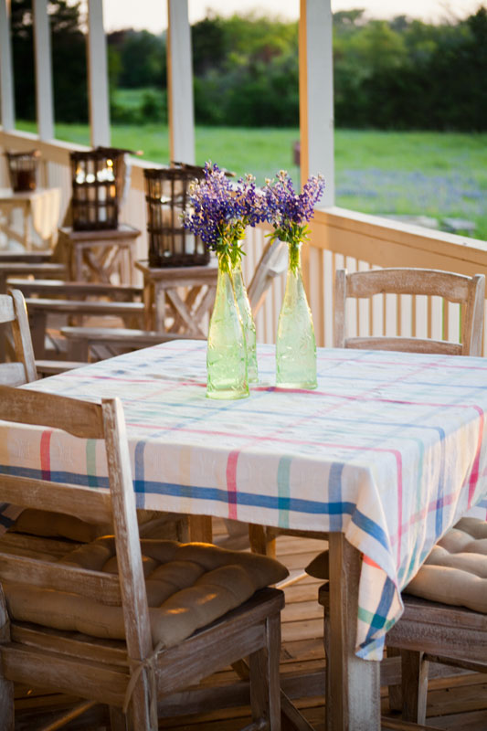 Porch refresh for summer table