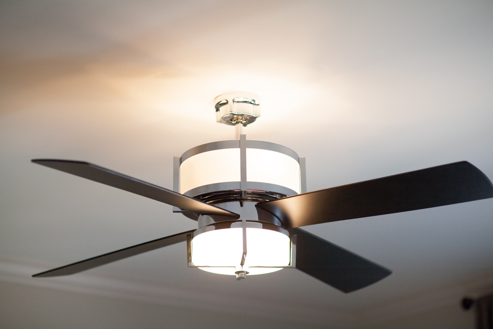 dual lamp ceiling fans