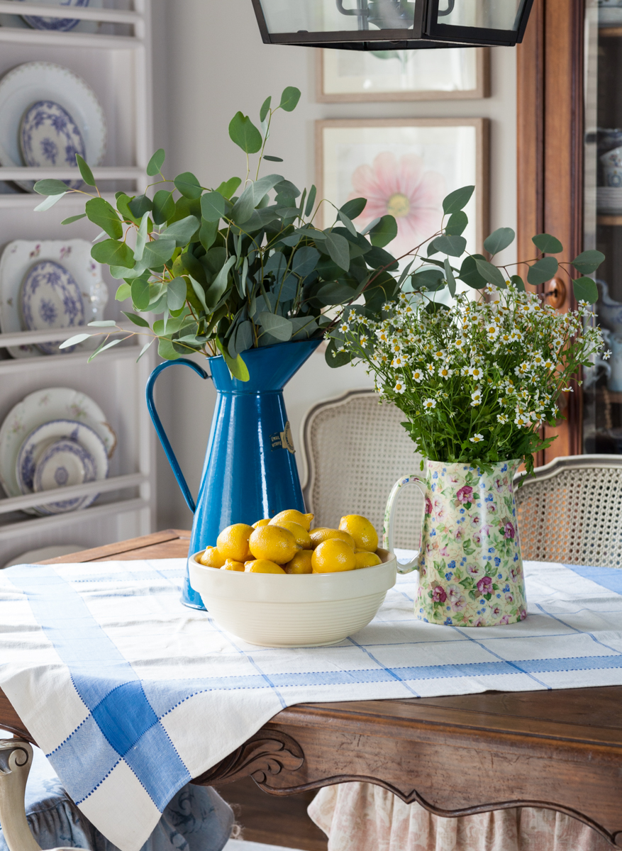 flowers on the table cedar hill farmhouse